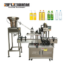 Automatic linear plastic bottle screw capping sealing machine for plastic jar and spindle capper